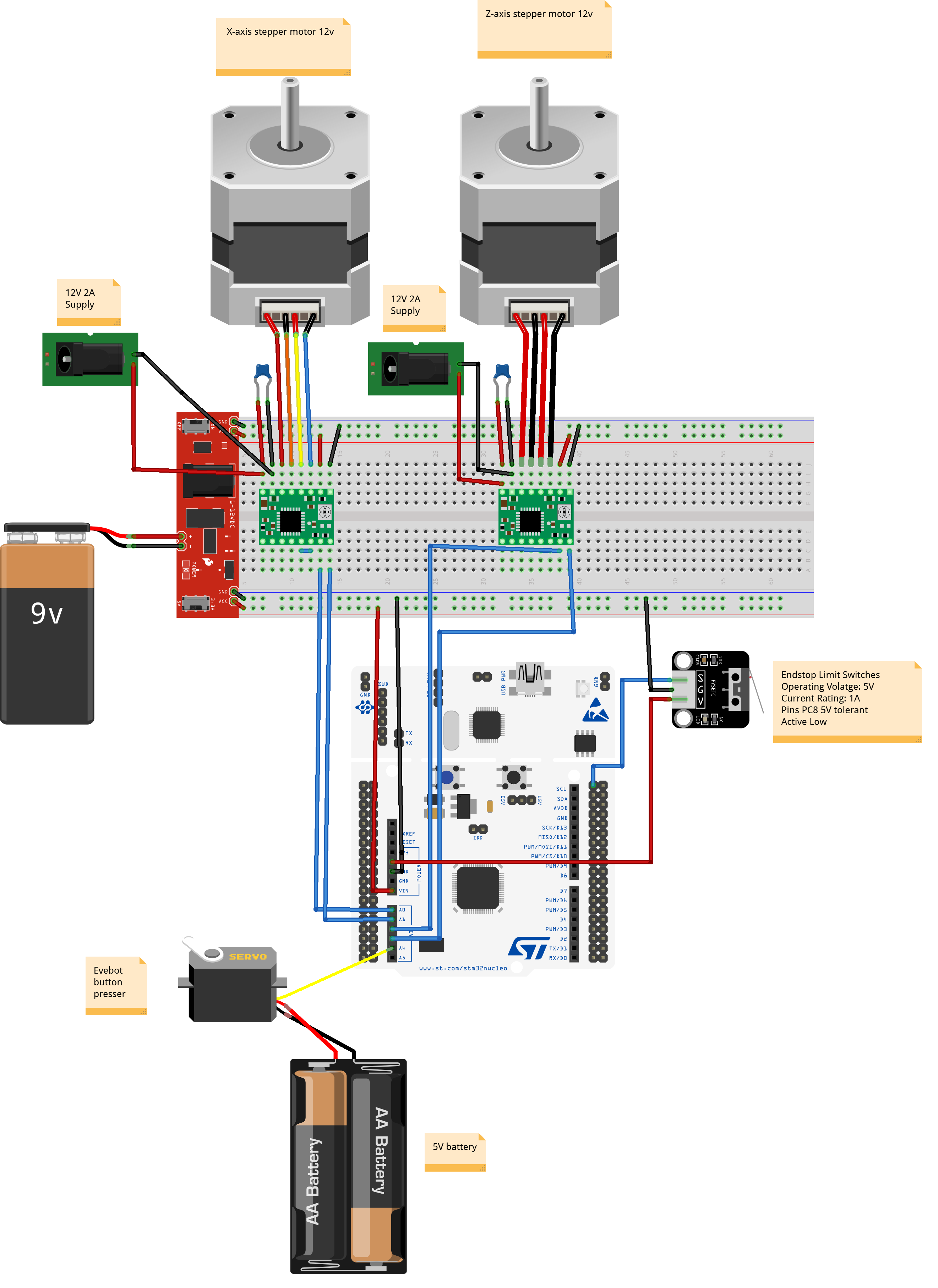 XZ schematic diagram