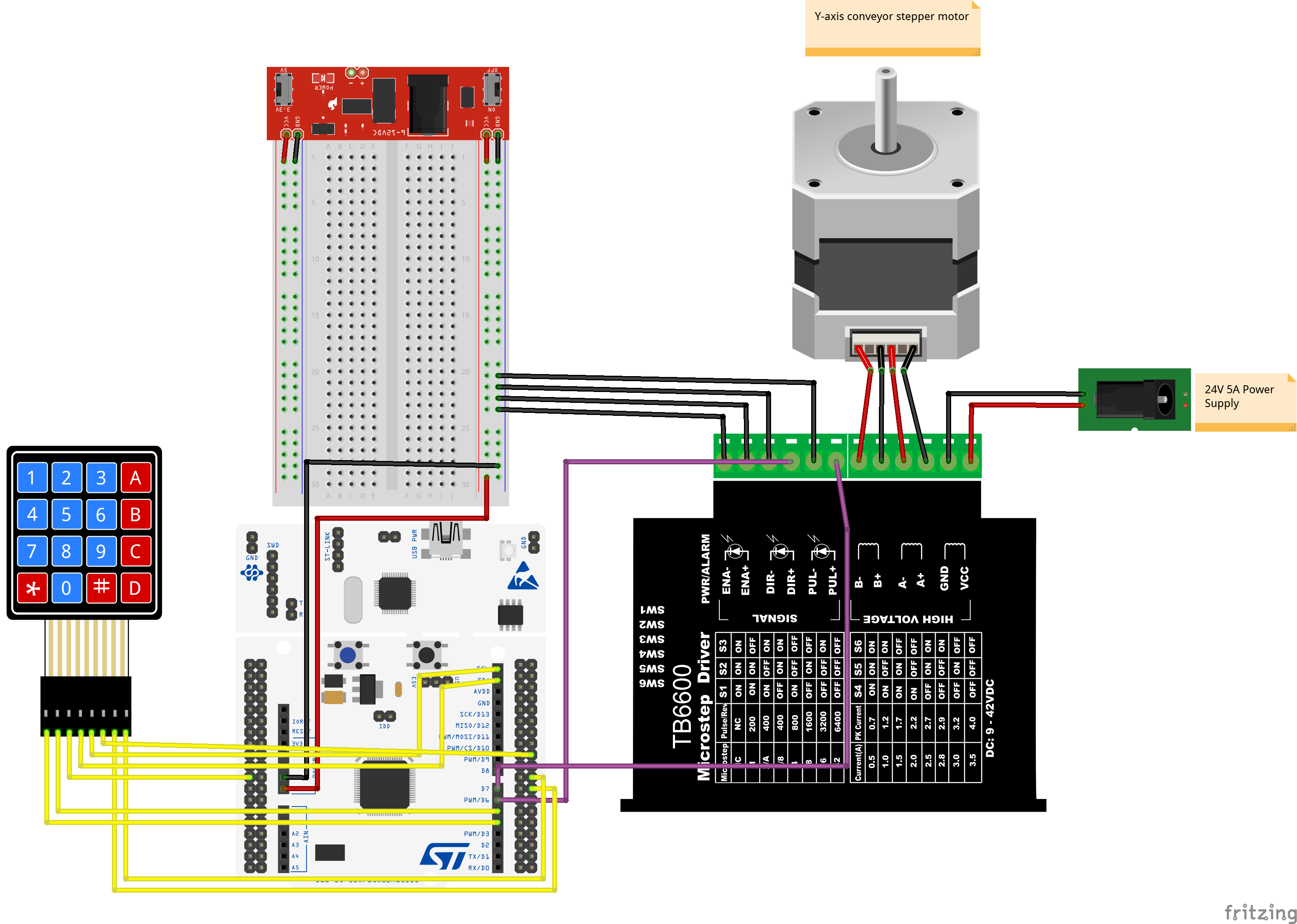 Y schematic diagram