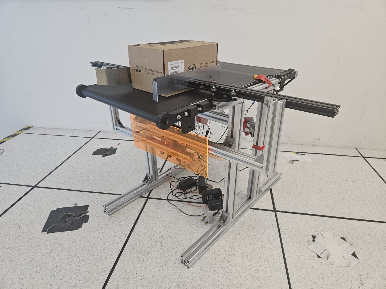 Variable conveyor belt prototype